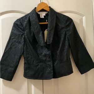 Studio M black textured blazer jacket